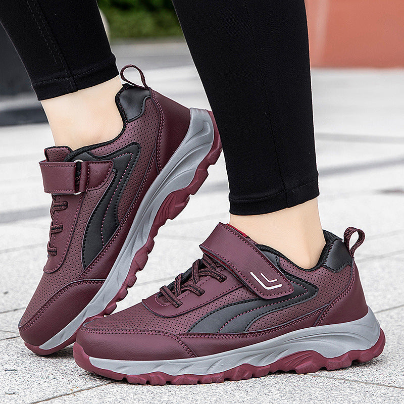 Damen Wandersneaker Atmungsaktiv Flexibel Schwarz - Norvielle