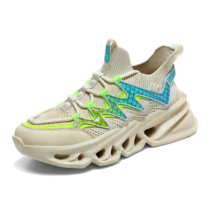 Damen Laufschuhe Atmungsaktives Mesh Wellenmuster