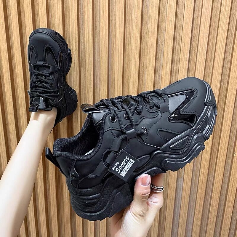 Damen Laufschuhe Sportlich Chunky Atmungsaktiv Sneaker