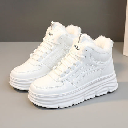 Damen High- Sneaker Warmfutter Dämpfende Sohle