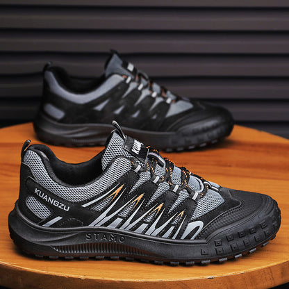 Damen Trekking Sneaker Rutschfest Atmungsaktiv Schwarz - Norvielle