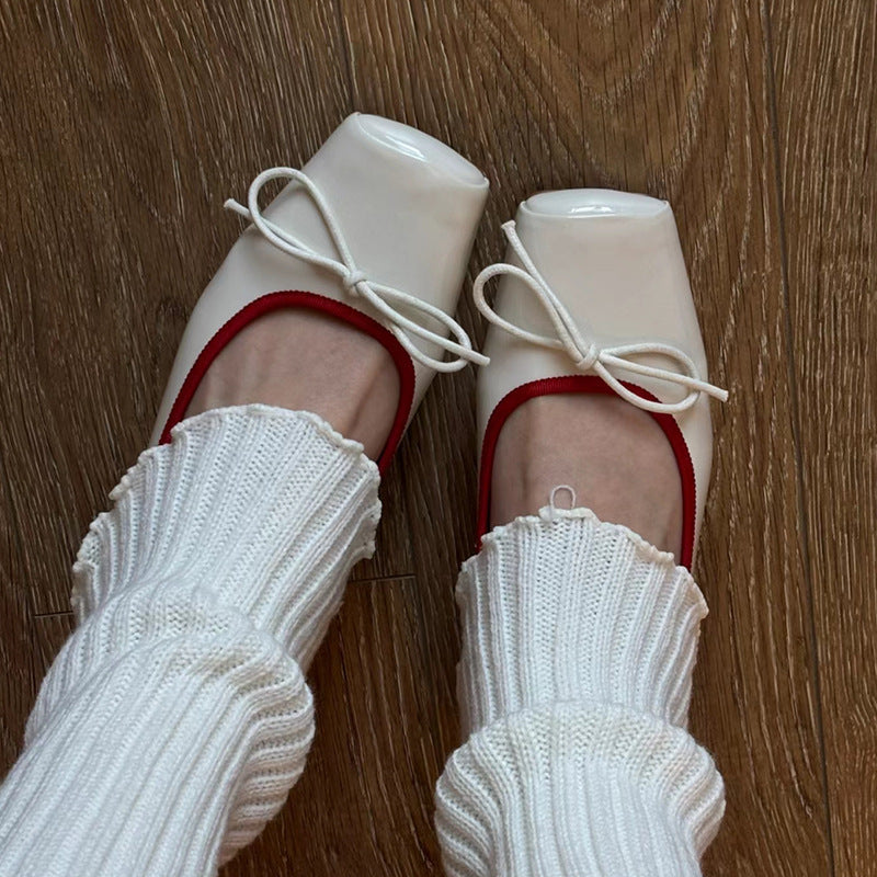 Damen Ballerinas Elegante Schleifen Komfortabel sollte zu Damen