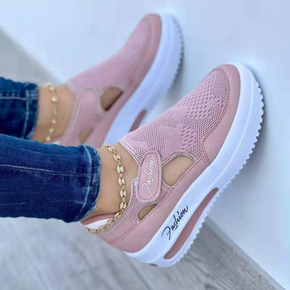Damen Laufschuhe Atmungsaktives Mesh Klettverschluss