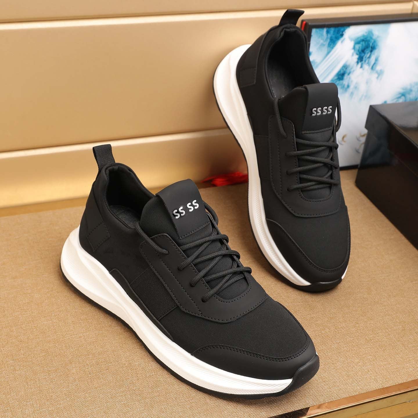 Damen Laufschuhe Atmungsaktives Mesh Dämpfungssystem