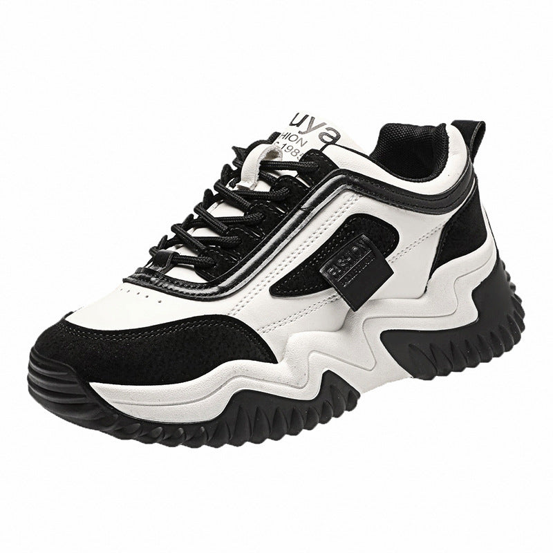 Damen Sneaker Sportlich Chunky Rutschfeste Sohle