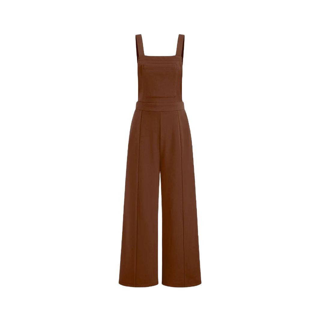 Damen Weitbein-Overall mit Taschen Modern