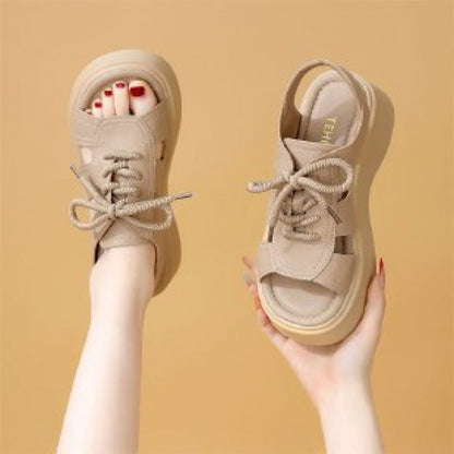 Damen Sport-Sandalen Komfortabel Mit Schnürsenkeln - Norvielle
