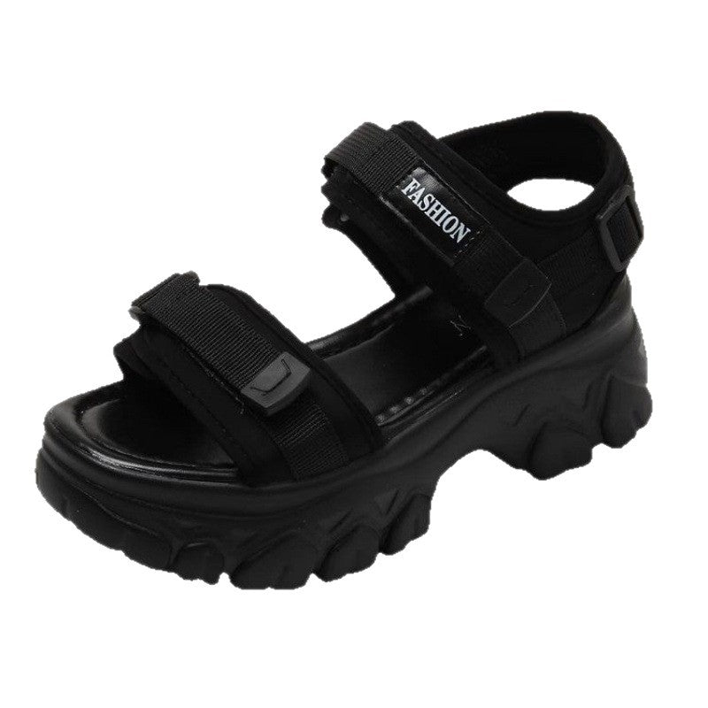 Damen Sandalen Chunky Verstellbar Sommer