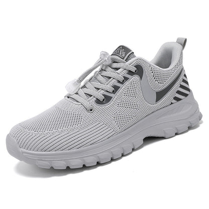 Damen Laufschuhe Atmungsaktives Mesh Elastisch Schnellschnürsystem