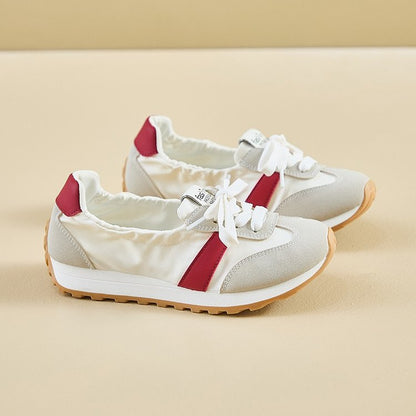 Damen Sneaker Leicht Schnürsystem Weich