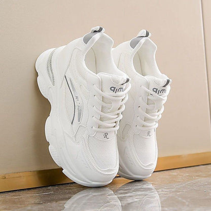 Damen Sneaker Atmungsaktives Mesh Komfortabel Mit Dämpfung