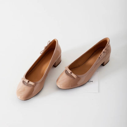 Damen Ballerinas Glitzernd Bequem Mit Schleifen