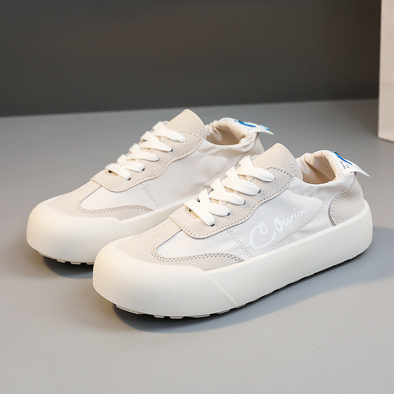 Damen Sneaker Bequem Atmungsaktives Mesh Hohe Sohle