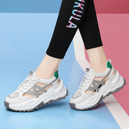 Damen Sneaker Atmungsaktives Mesh Komfort Schuhe