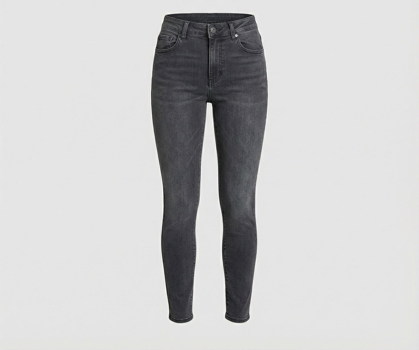Damen Hochtaillierte Cargo-Hose Slim-Fit Modern