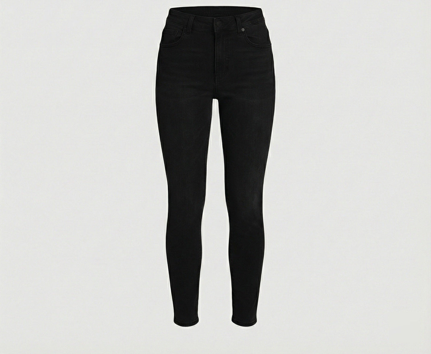 Damen Hochtaillierte Cargo-Hose Slim-Fit Modern