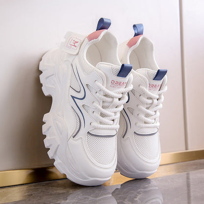 Damen Sneaker Sportlich Leicht Laufsohle