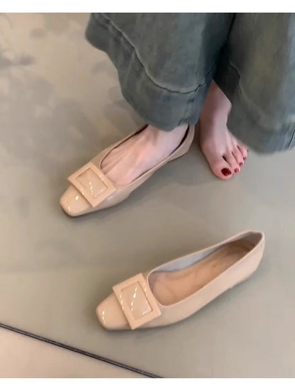 Damen Ballerinas Komfortabel Faltbar
