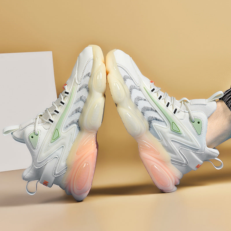 Damen Laufschuhe Hochdämpfend Atmungsaktives Mesh