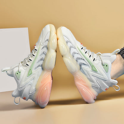 Damen Laufschuhe Hochdämpfend Atmungsaktives Mesh