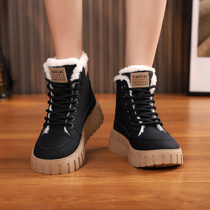 Damen Winterstiefel Sportlich Warm Rutschfest