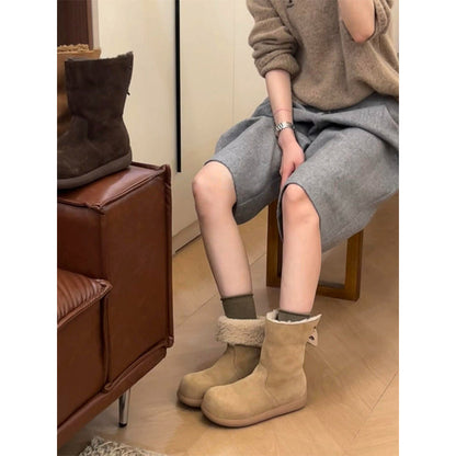 Damen Winterstiefel Kuschelig Rutschfest