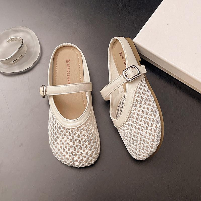 Damen Ballerinas Bequem Elegant Leder