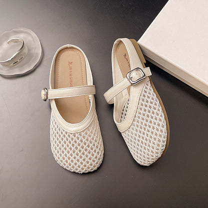 Damen Ballerinas Bequem Elegant Leder