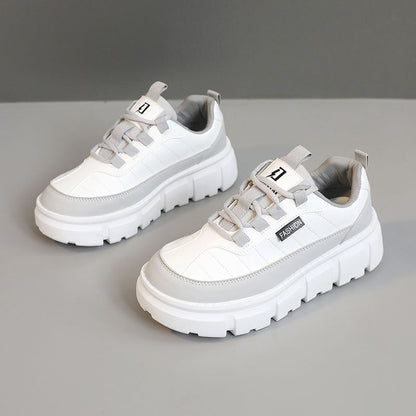 Damen Chunky Sneaker Bequem atmungsaktives Material