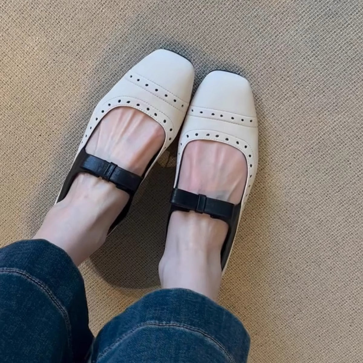 Damen Ballerinas Elegant Verziert