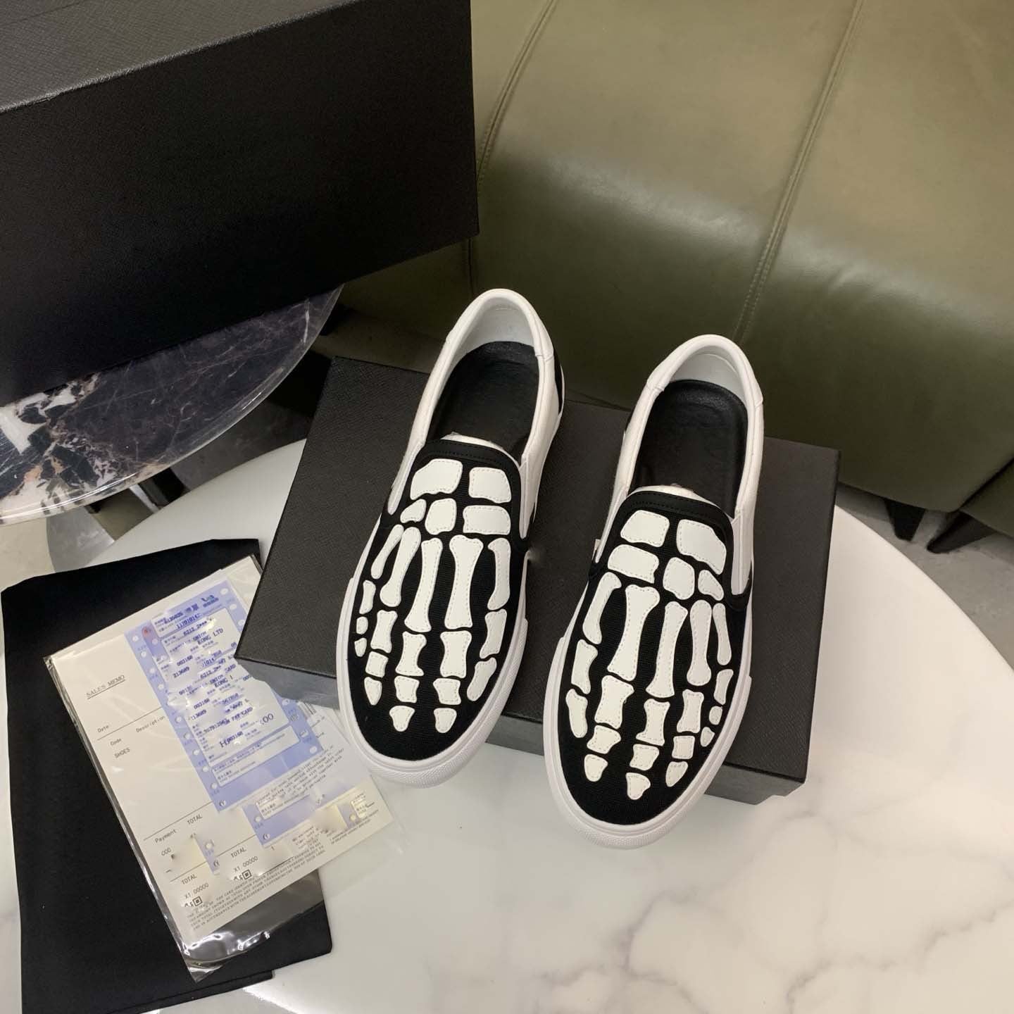 Damen Sneaker Slip-On Rutschfeste Weiche Sohle