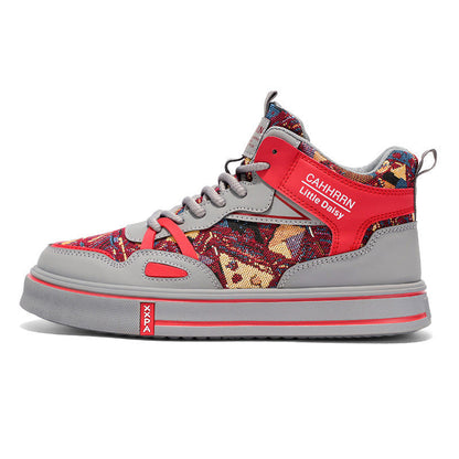Damen High- Sneaker Atmungsaktives Material Dämpfung