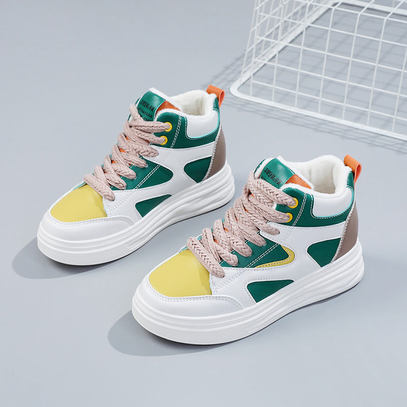 Damen High- Sneaker Trendfarben