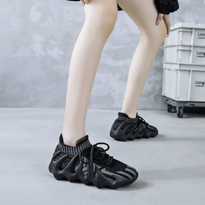 Damen Sneaker Atmungsaktives Mesh Elastisch Rutschfest