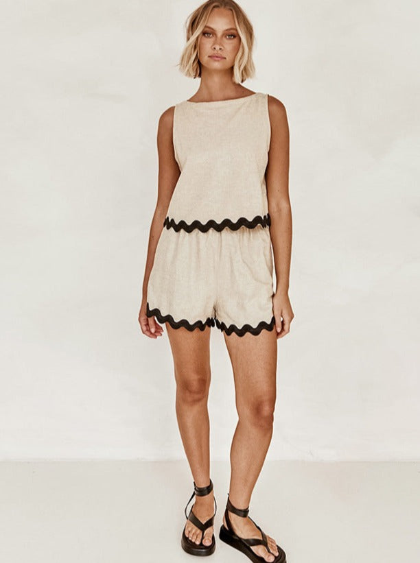 Damen Sommer-Set Tanktop und Shorts