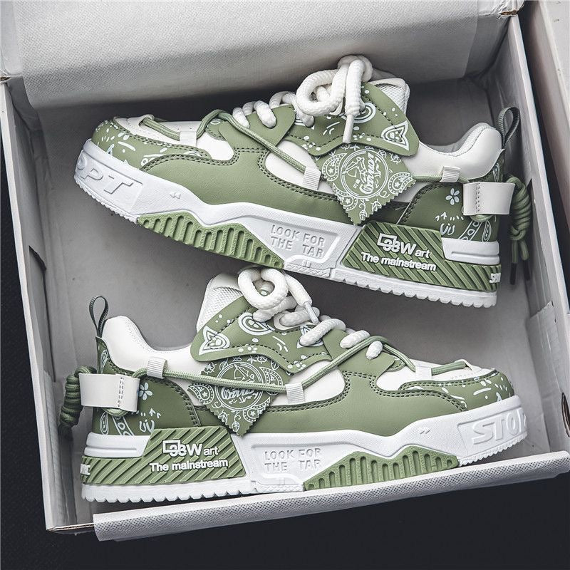 Damen Sneaker Chunky Sportlich Gummiweiß - Norvielle