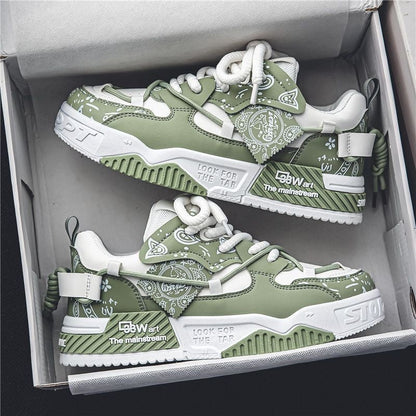 Damen Sneaker Chunky Sportlich Gummiweiß - Norvielle