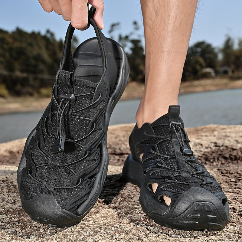 Damen Sportsandalen Rutschfest Schnellschnürsystem Outdoor