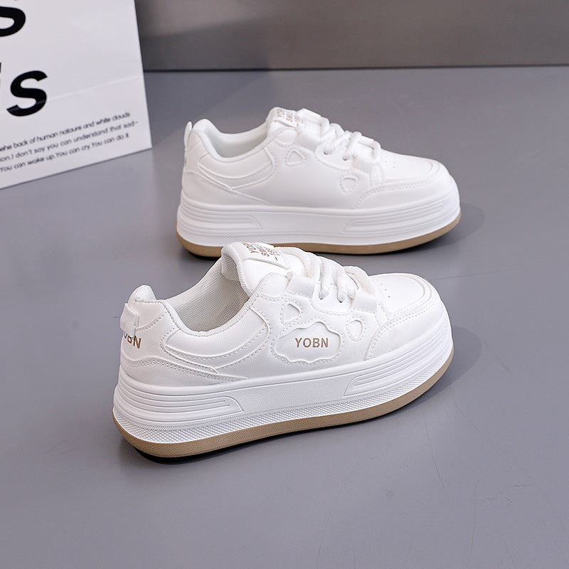 Damen Sneaker Bequem Dicke Sohlen Modisch