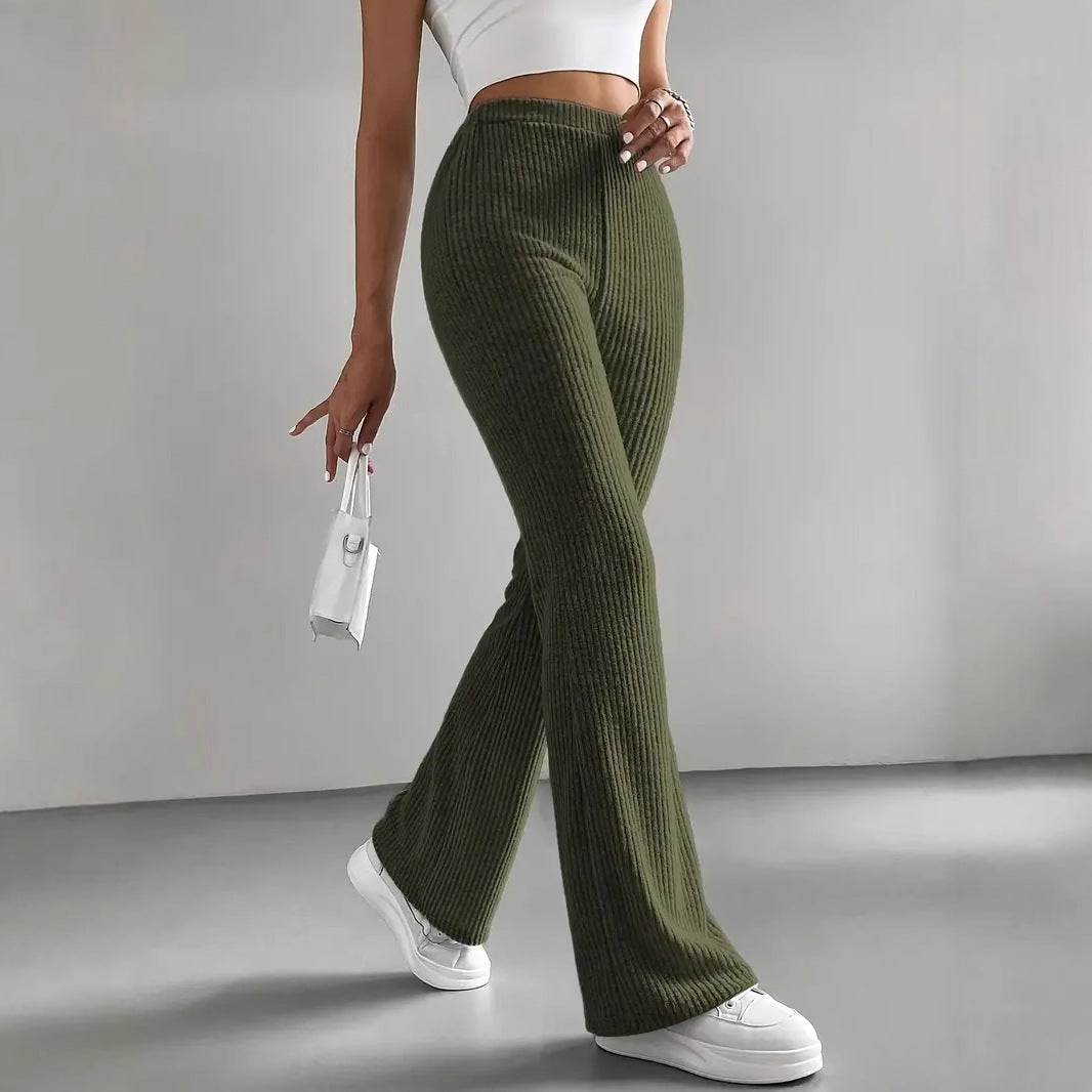 Damen Stretchhose Bequem Weit Geschnitten
