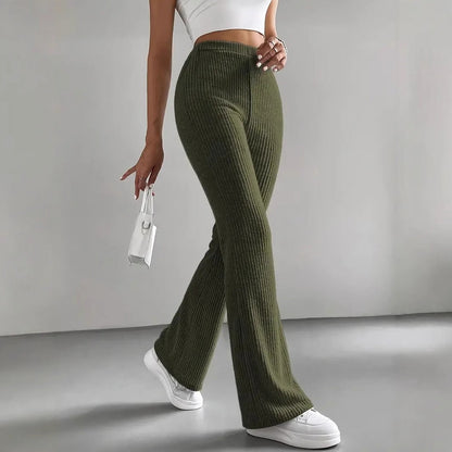 Damen Stretchhose Bequem Weit Geschnitten