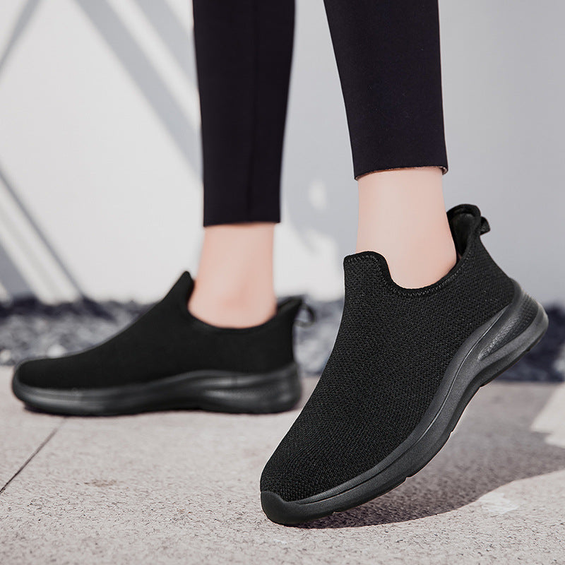 Damen Slip-On Sneaker Bequem Modisch Schwarz - Norvielle
