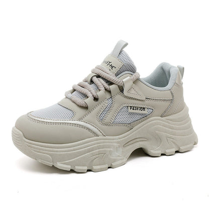 Damen Laufschuhe Chunky Atmungsaktives Mesh Sportlich