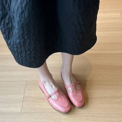Damen Schuhe Mary Jane Rüschendekor Schnürsenkel