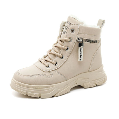Damen Winterstiefel Warm Rutschfest Hochschuhe