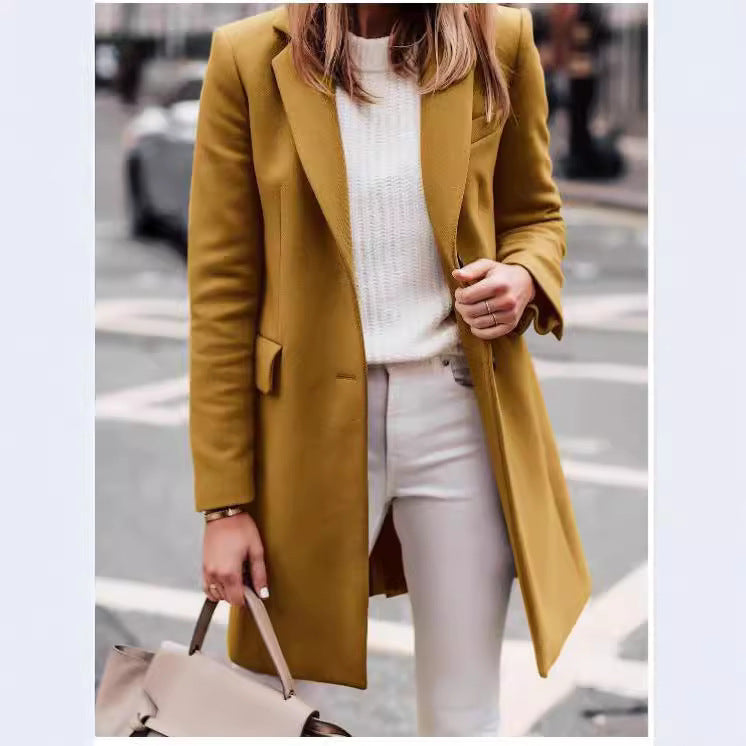 Damen Langblazer Elegant Modern - Norvielle