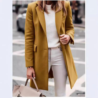Damen Langblazer Elegant Modern - Norvielle