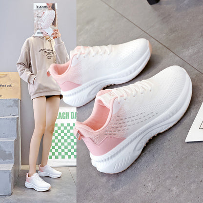 Damen Laufschuhe Atmungsaktives Mesh Flexibel Mit Stabilisierender - Norvielle