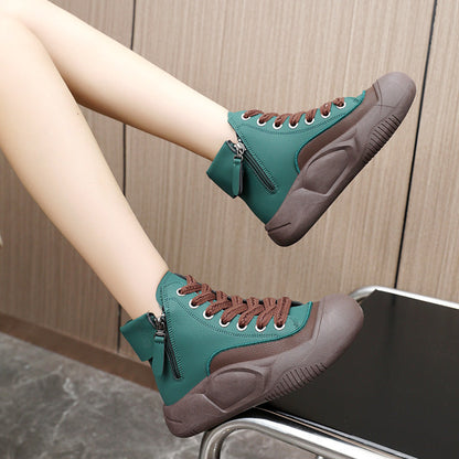 Damen Hochsneaker Robust Reißverschluss