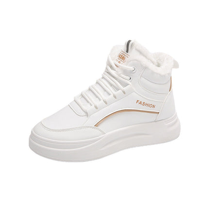 Damen High- Sneaker Warm Gefüttert Rutschfest